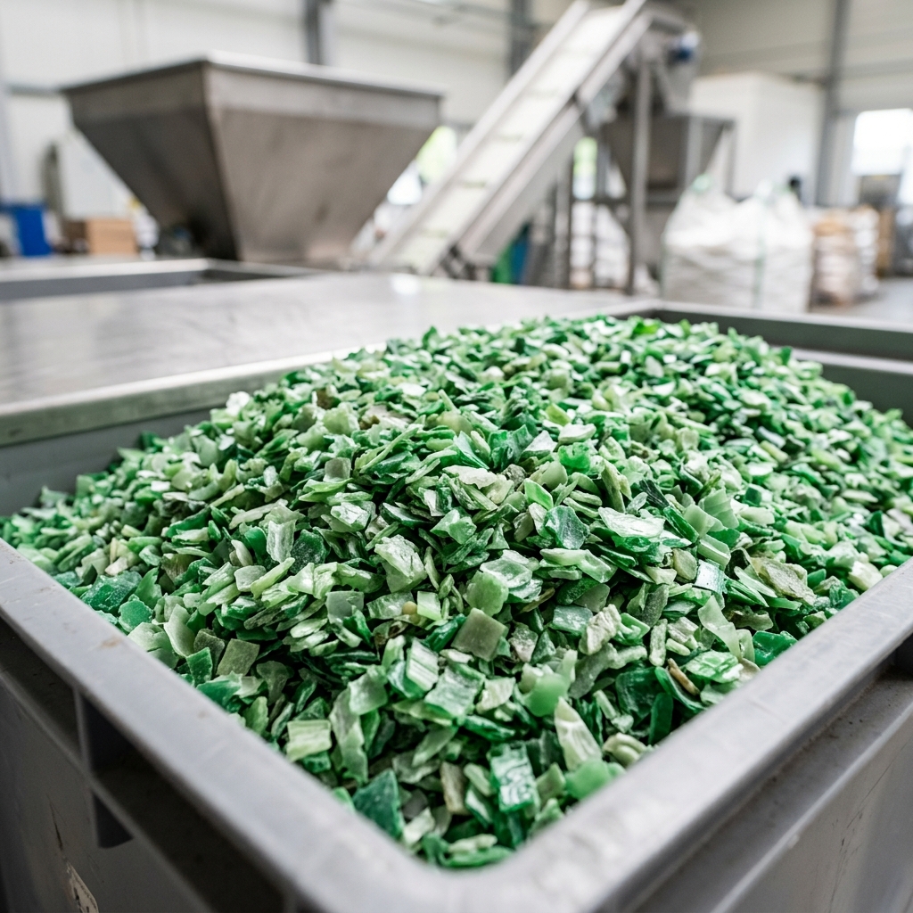 Green PET Flakes
